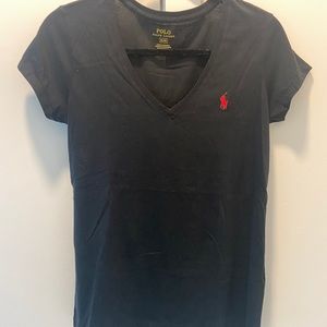 Never worn. Black Ralph Lauren v neck